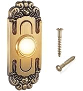 Heavy Duty Doorbell Button Metal Lighted Up Door Bell Wired Ringer Push Button