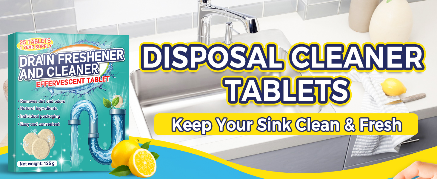 Disposal Cleaner Tablets