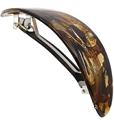 Camila Paris CP3322 French Hair Barrette Oval For Thick Curly Wavy Long Hair, Strong Hold Grip Ha...