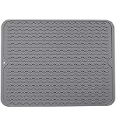 Large Dish Drying Mat, Multiple Usage Silicone Mats for Multiple Usage, Drying Mat for Kitchen Co...