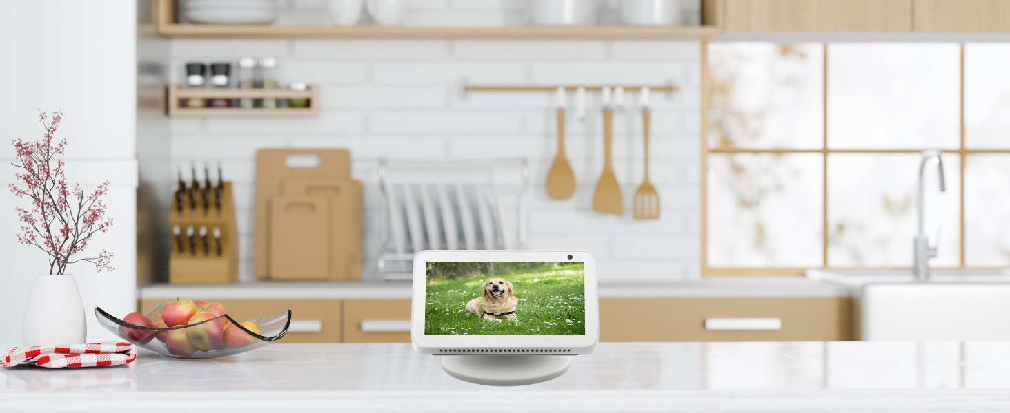 Stand for Echo Show 5 & Echo Show 8 Adjustable Magnetic Stand Mount with 360 Degree Rotation