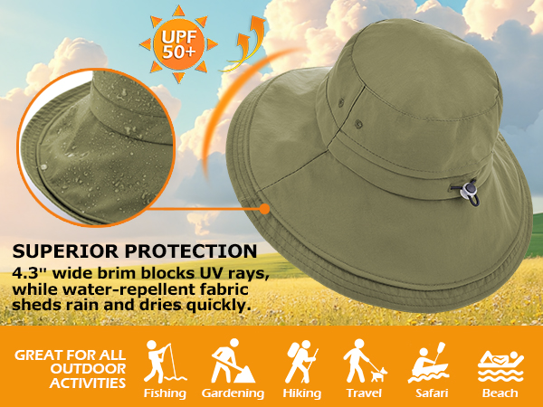 Wide Brim Sun Hat