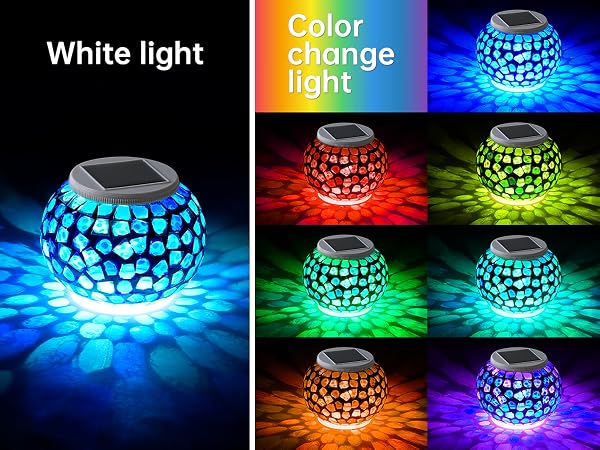 mosaic solar lights outdoor solar garden lights