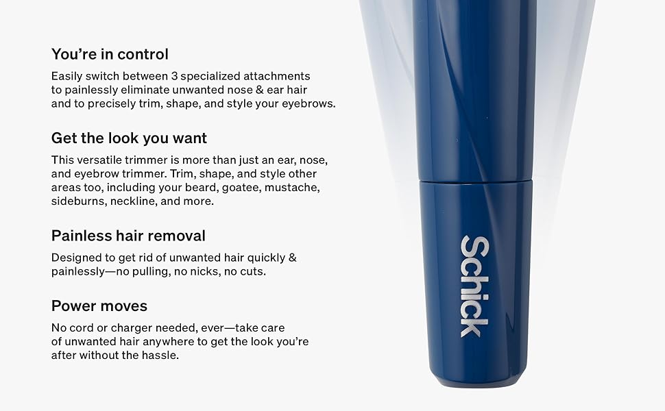 Schick Mens 3-in-1 Trimmer
