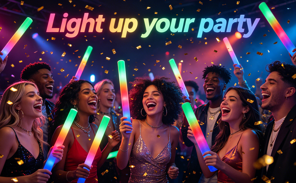 light up foam sticks