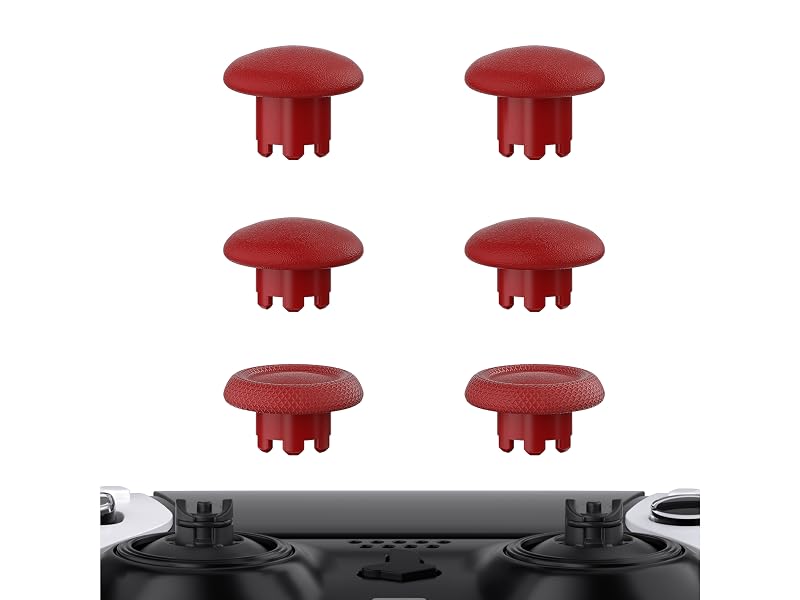 eXtremeRate Replacement Swappable Thumbsticks for PS5 Edge Controller Analog Stick Joystick Caps