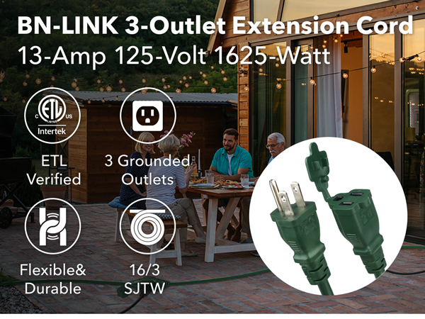 BN-LINK appliance extension cord
