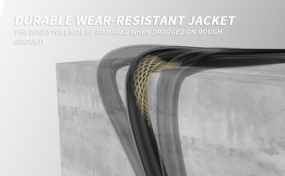 25 ft extension cord splitter outdoor