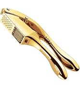 Garlic press and slicer 2 in 1,Effortlessly Crush, Slice, and Mince Garlic,with this Versatile Ki...