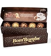 BomBombs, Hot Chocolate Bombs, Includes Fudge Brownie and Caramel Candy Cocoa Bombs Filled with M...