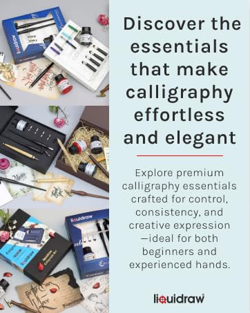 Liquidraw art supplies acrylic inks brush pens calligraphy kits painting sets drawing tools UK