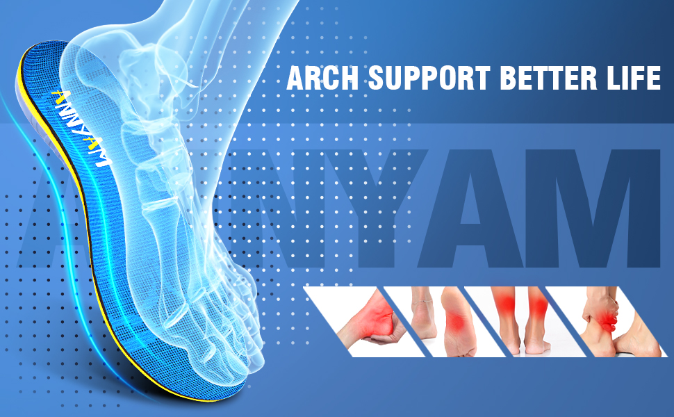 Arch Support Insoles for Pain Relief