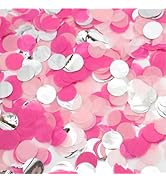 PMLAND Tissue Paper Table Confettis Round Circles for Parties Crafts and Decoration 2.5 cm (1 Inc...