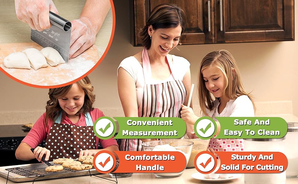 Pro Dough Pastry Scraper