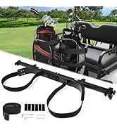 Golf Cart Rear Seat Bag Holder Bracket Attachment for Most 2+2 Golf Cart Rear Seat with 1 Inch Sq...