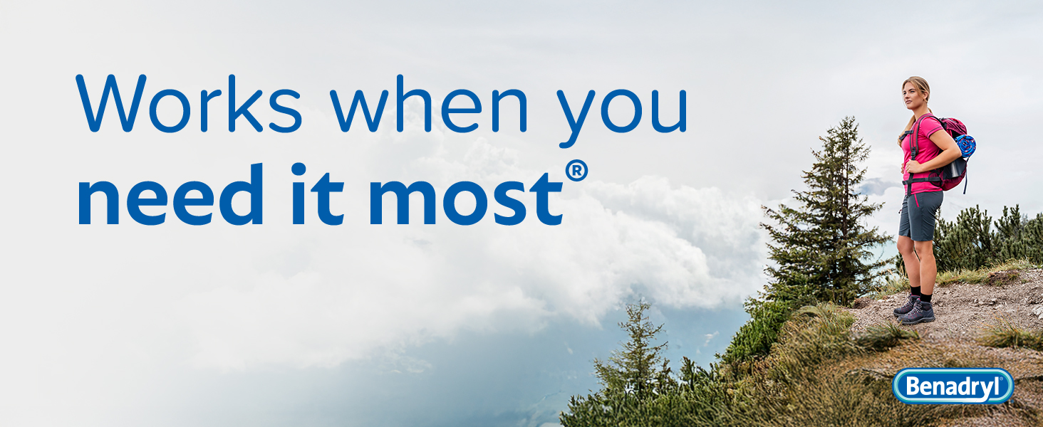 Benadryl topical allergy medicine works when you need it most