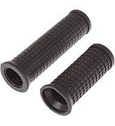 2Pcs Bike Handlebar Grips for Cycling Parts and Components Anti Slip Soft Rubber Handlebars, Head...