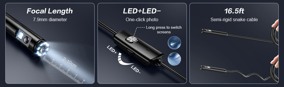 Endoscope Camera with Light