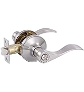 GITRANG Privacy Door Locks Bedroom/Bathroom Door Levers Handles for Left and Right Opened