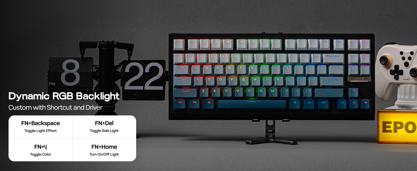 EPOMAKER G84 HE Wireless Gaming Keyboard