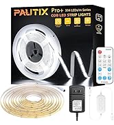 PAUTIX COB LED Strip Light 2520LEDs,Super Bright 5200Lumen 6500K White 16.4ft/5m,Dimmable 24V LED...