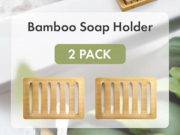 bamboo soap dish