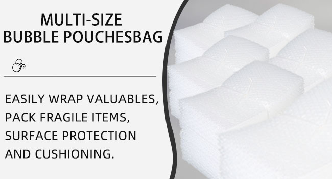 Multi sizw bubble out bag