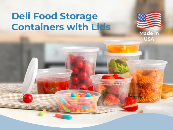 deli containers with lids