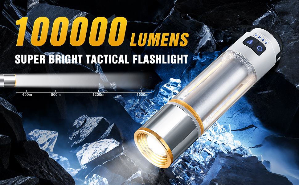100000 lumen flashlight; led flashlight rechargeable; tactical flashlight rechargeable