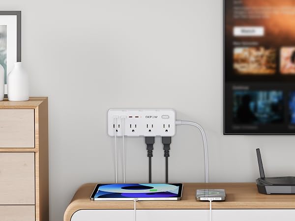 surge protector with usb ports