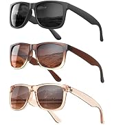 KALIYADI Womens-Sunglasses Polarized-Sunglasses for Women: Retro Trendy Sun Glasses With UV400 Pr...