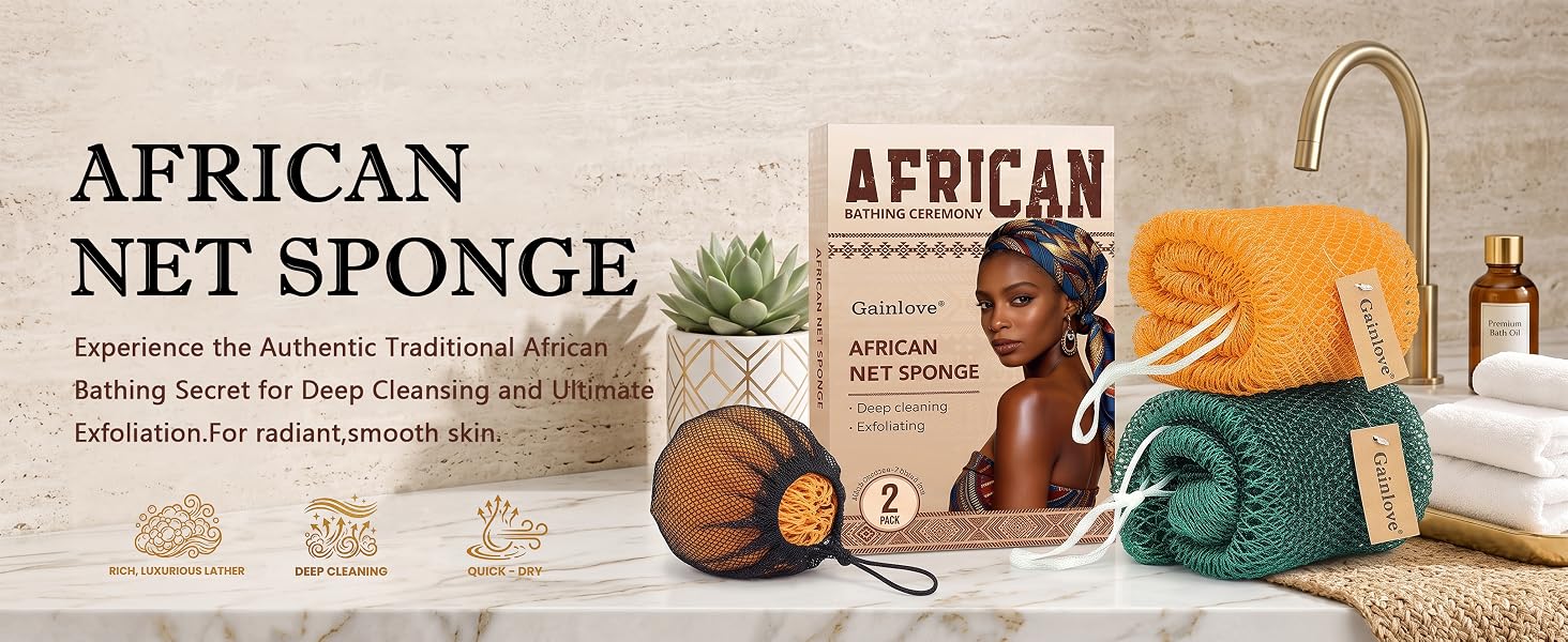 Experience the Authentic Traditional African Bathing Secret for Deep Cleansing.
