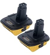 Biswaye DCA1820 Adapter Compatible with DeWalt 18V to 20V Battery, Compatible with Dewalt 20V Max...