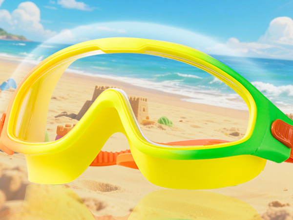 yellow kids goggles