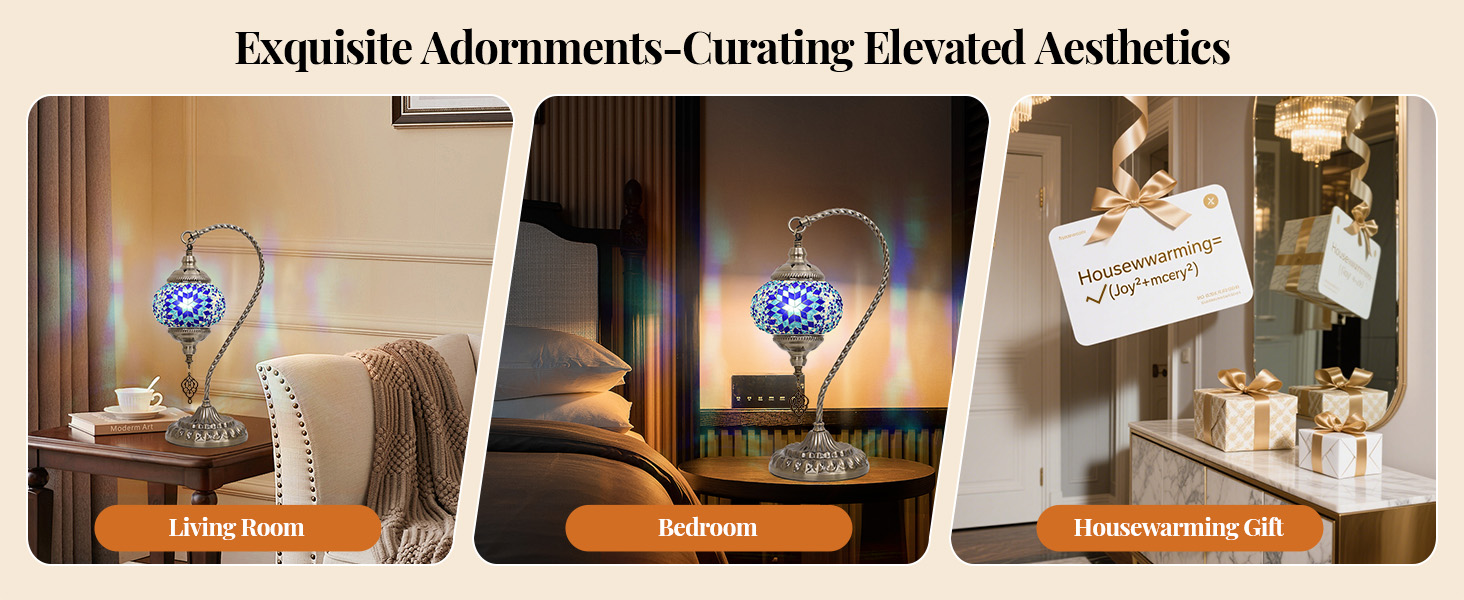 DIY Moroccan Stained Glass Turkish Mosaic table Lamp making Kit Adults Living Room Bedroom