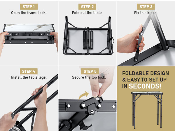 small portable table