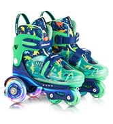 child roller skates with light up wheel