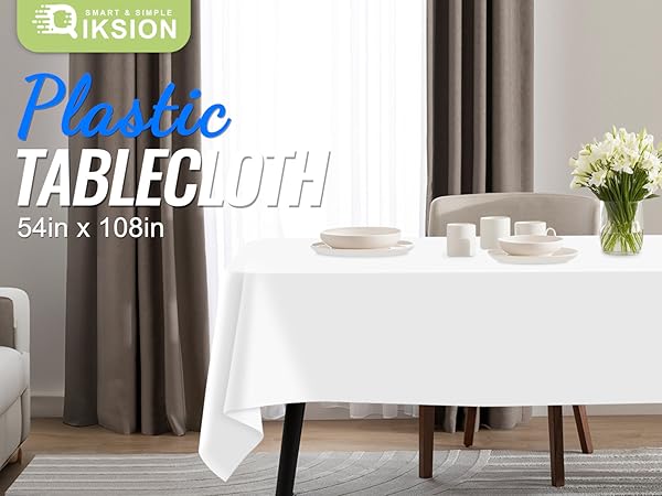Disposable Plastic Tablecloth