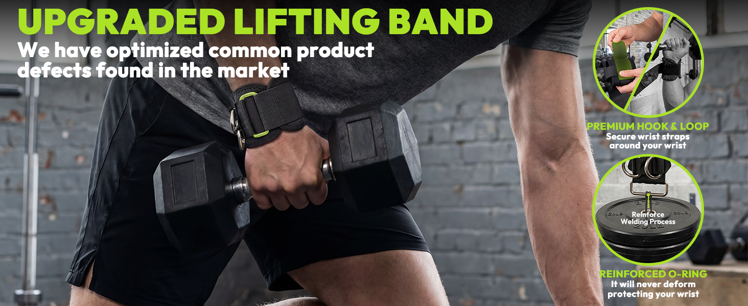Lifting Straps with D Rings