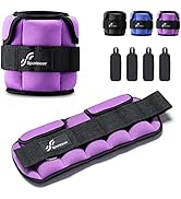 Sportneer Adjustable Ankle Weights for Women and Men:1 Pair 1 2 3 4 6 7 8 10 lbs Upgraded Easily ...
