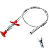 Drain Snake, Drain Clog Remover - Gutter Cleaning Tools Drain Cleaner for Toilet Sewer Shower Kit...