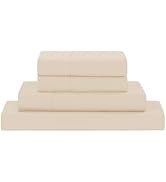Modern Threads Soft Microfiber Solid Sheets - Luxurious Microfiber Bed Sheets - Includes Flat She...