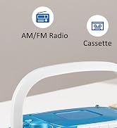 cd cassette tape player boombox boom box fm radio