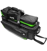 Pyramid Path Triple Tote Roller Plus Bowling Bag With Detachable Shoe Bag (Up To US Mens Size 15)...