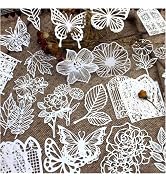 Vintage Scrapbook Paper Lace for Journaling Supplies, Diuhofart 40 Pcs Scrapbooking Decorative Pa...