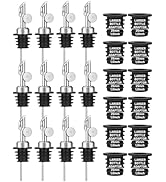 12 Pack Olive Oil Pour Spout with Adapters, Oil Pourer for Olive Oil Dispenser Bottle, Easily Tur...