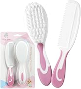 Baby Hair Brush and Comb Sets, New Born Baby Hair Brushes, Perfect Baby Registry Gift for Newborn...