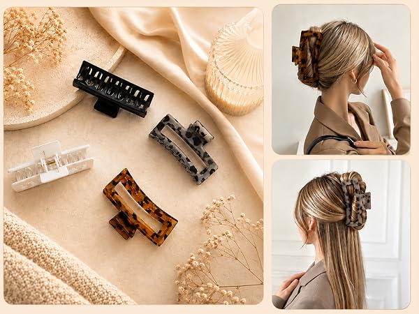 Perfect for half-up styles and buns.