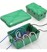 YECAYE Outdoor Electrical Box, IP54Waterproof, Medium & Large 2Pack, Green | Built with a silicon...