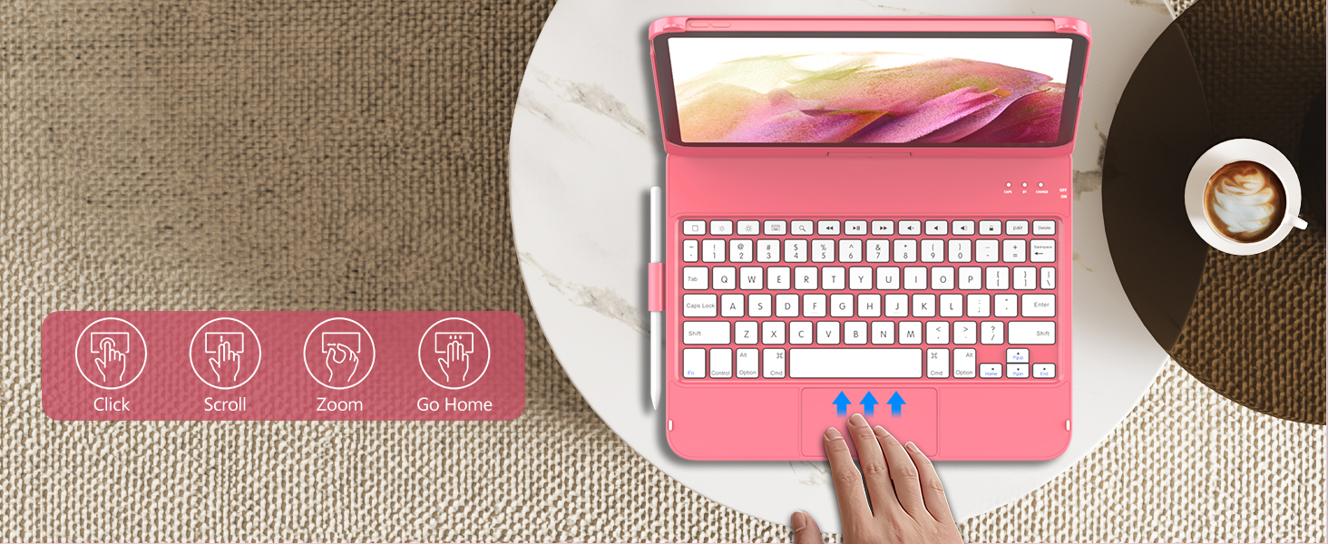 ipad 11th gen keyboard case pink 28